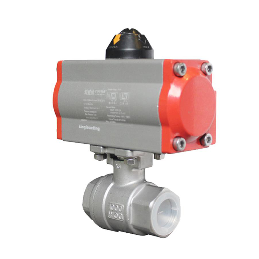 COVNA HK56-2PS Pneumatic Actuator Female Threaded Ball Valve | COVNA