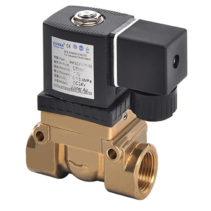 COVNA brass electric gas high pressure solenoid ball valve
